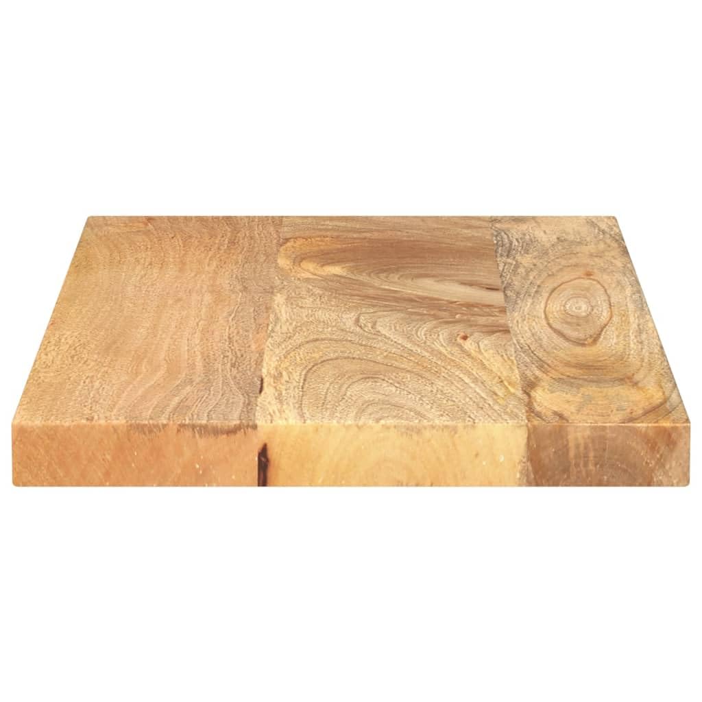 IKAYAA Tablero para Mesa 60 x 30 cm, Madera Maciza de Mango, Tabla Mesa de Cocina, Tablero para Escritorio, Rectangular, Tablero de Mesa de Comedor, Mesa de Salón Type-3