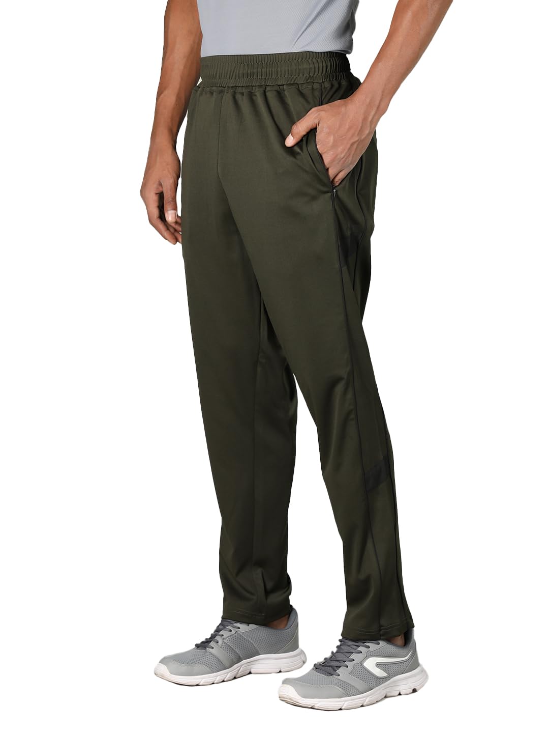 chkokko Men Mid Rise Regular Fit Track Pant Gym Workout Lower With Zipper Pocket-picture-49