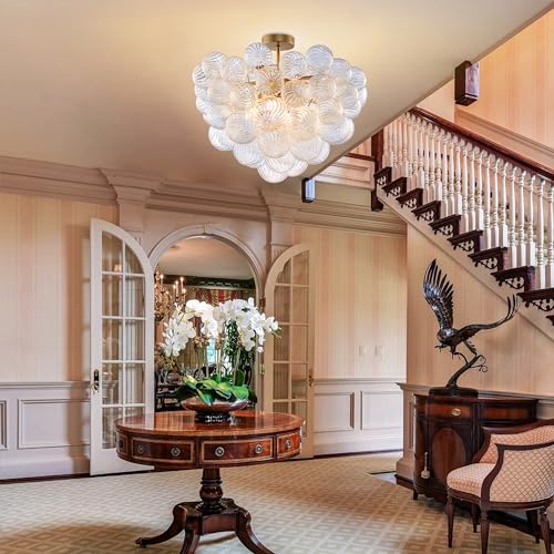 BeyPan Bubble Ball Chandelier – Modern Minimalist Ceiling Light - Image 4