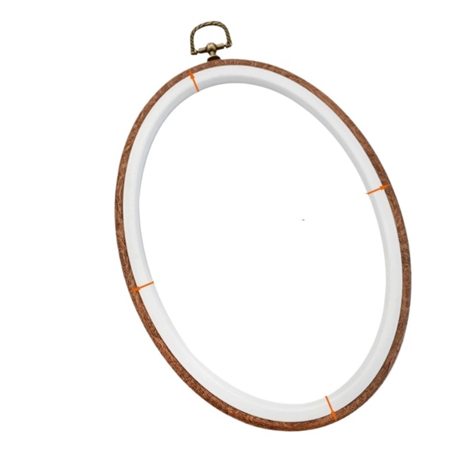 CQAHDSEVF Embroidery Hoop Circle, Mini Embroidery Hoop Set Multicolor Wood Plastic RoundOval Hoops Cross Stitch Needlecraft(Color 11)