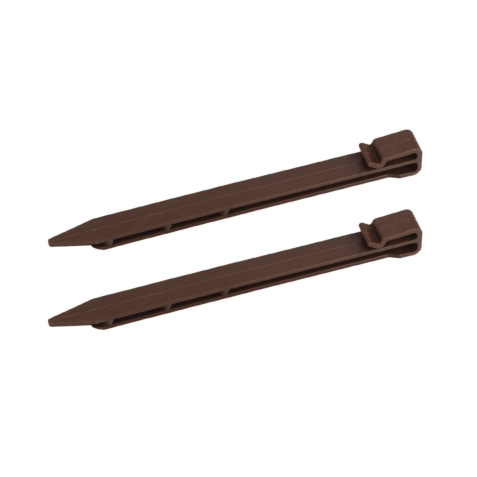 Estacas de Anclaje para Bordes de Paisaje, 20 PIEZAS Clavos de Plástico Duro para Tienda|Clavijas para Deprimir Ramas de Fruta|Pasadores de Césped, 25 CM