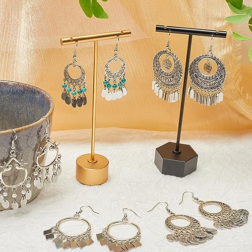 SUNNYCLUE 1 Box 8 Sets Bohemian Chandelier Earring Making Kit Tibet Style Alloy Boho Charms Fashion Drop Dangle Earrings Turquoise Glass Beads for Jewellery Making Kits Adult Women DIY Craft Supplies - Image 4