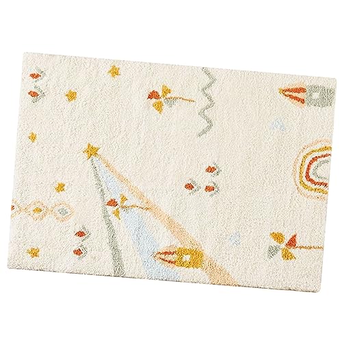 Alfombra de cachemira de imitación lavable para suelo de dormitorio y pasillo 5