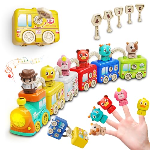 Montessori Counting Train Set with Lights
