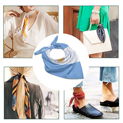 Argentina Paisley Flag Kerchief Square Silk Like Scarf Print Turban Bandanas Party Favor Scarf Headband Handkerchiefs4