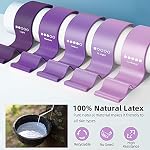 Bundle Set of 8 Resistance Bands for Workout, 5 Latex Exercise Bands and 3 Fabric Booty Bands with 2 Portable Bags - Image 7
