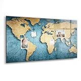 ⭐ Qualité premium : tableau magnétique en verre de haute qualité, en verre trempé et tôle d’acier – robuste, résistant aux rayures et élégant. Idéal pour le bureau, le télétravail et la cuisine.