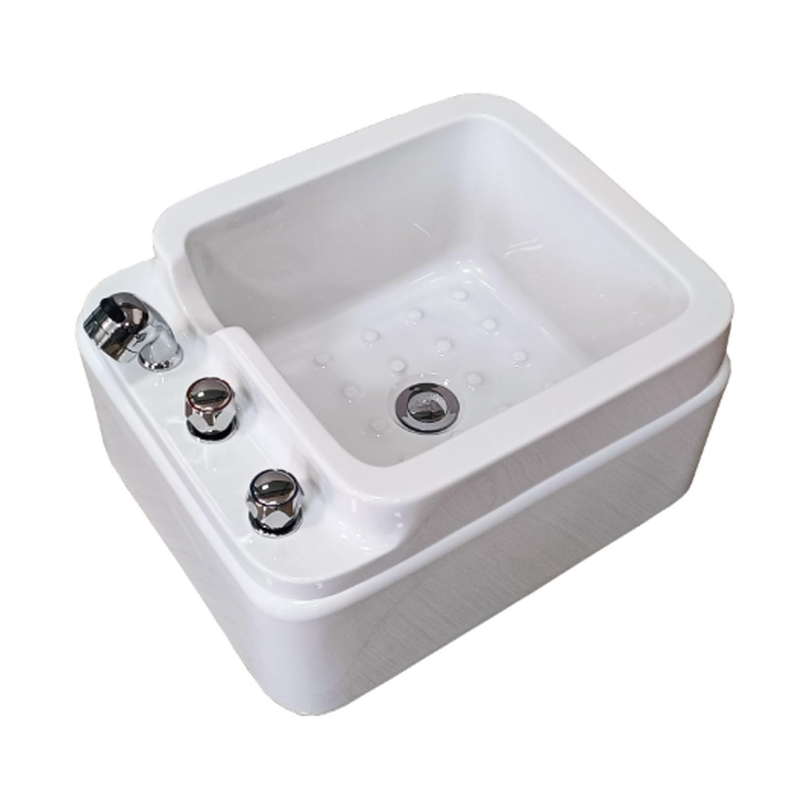 BRCYKRWY Pedicure Foot Spa,Acrylic Massage Foot Bath,with Heat and Massage Pedicure Bowl Salon Massage Equipment,for Ultimate Comfort and Stress