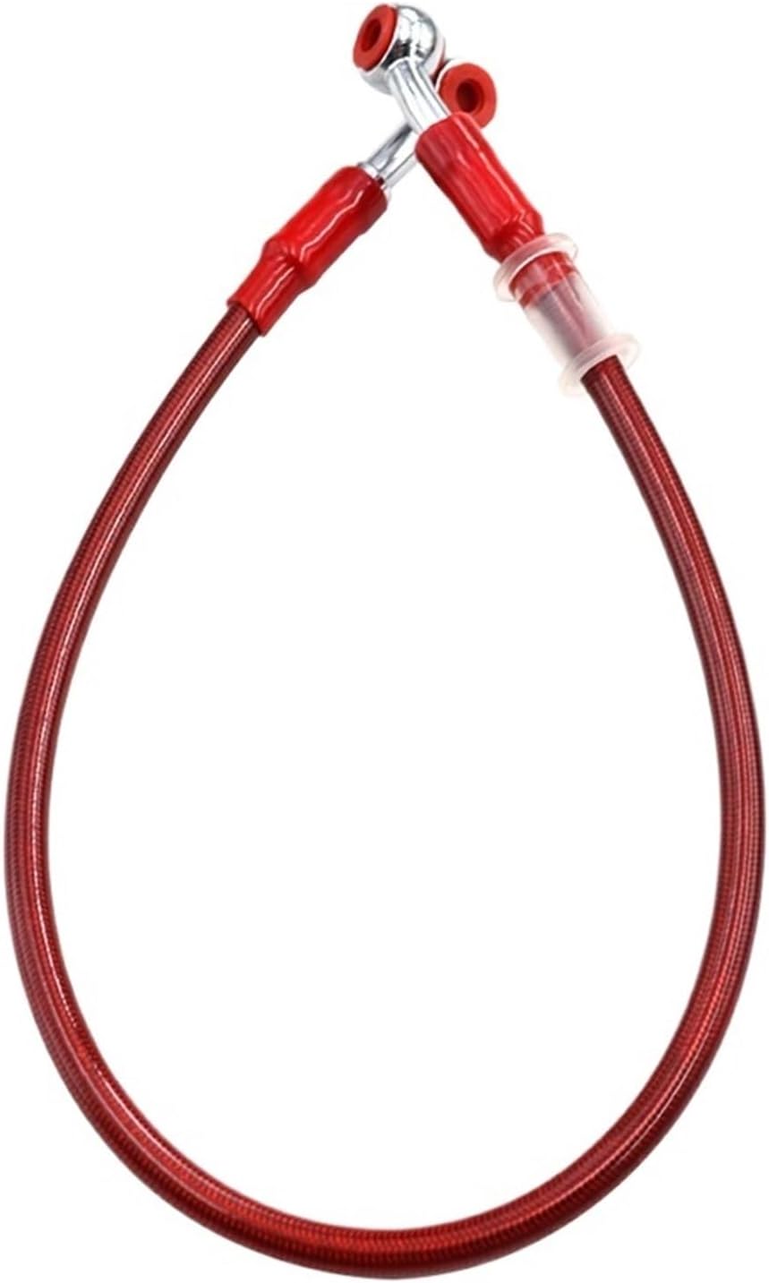 Motorcycle Dirt Bike Braided Brake Line Cable Clutch Oil Hoses Tube Pipe 50cm 60cm 65cm(Bule 60cm)