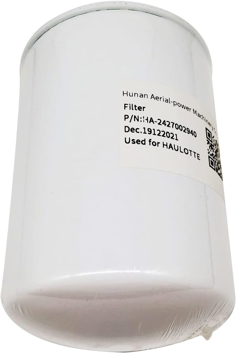 Hydraulic Oil Filter Spin-on,2427002940 Haulotte Parts for Haulotte Scissor Lift Compact10 Compact10N Compact12 Compact14 Compact8 Compact8W Optimum6 Optimum8