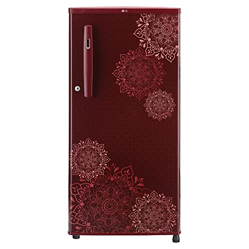 Image of LG 185 L 3 Direct-Cool Single-Door Refrigerator Appliance (GL-B199ORRD, Ruby Regal, Fastest Ice Making, 2023 Model)