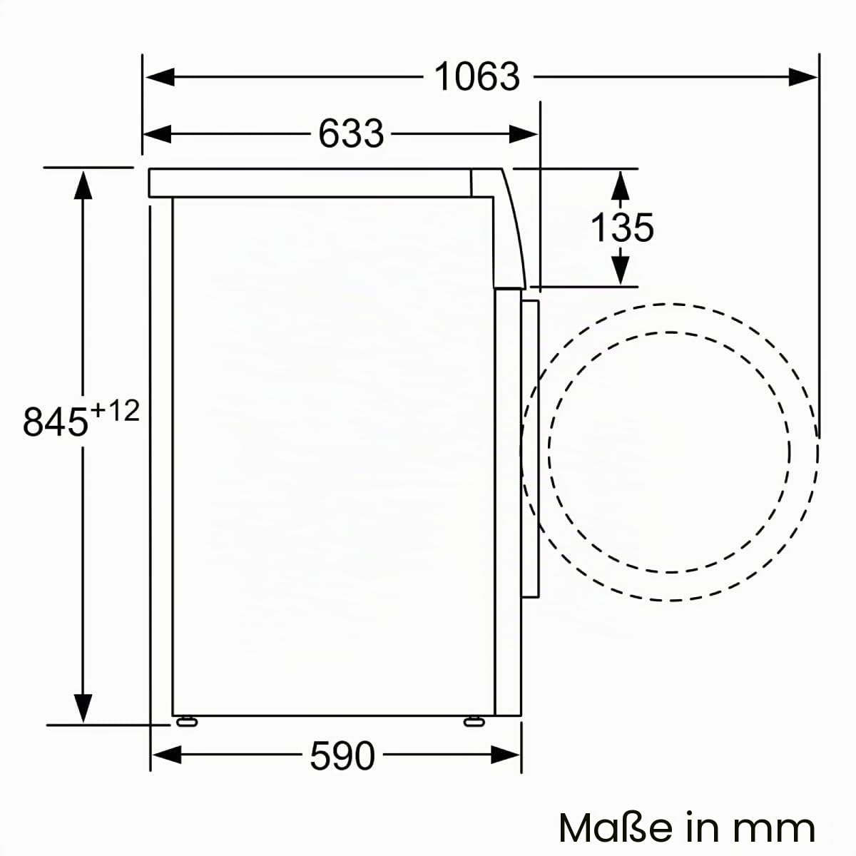 Bosch Serie 4 Frontlader-Waschmaschine, 8 kg, 1200 U/min, IronAssist-Funktion, ActiveWater Plus, EcoSilence-Motor, Weiß - WAN24272ES