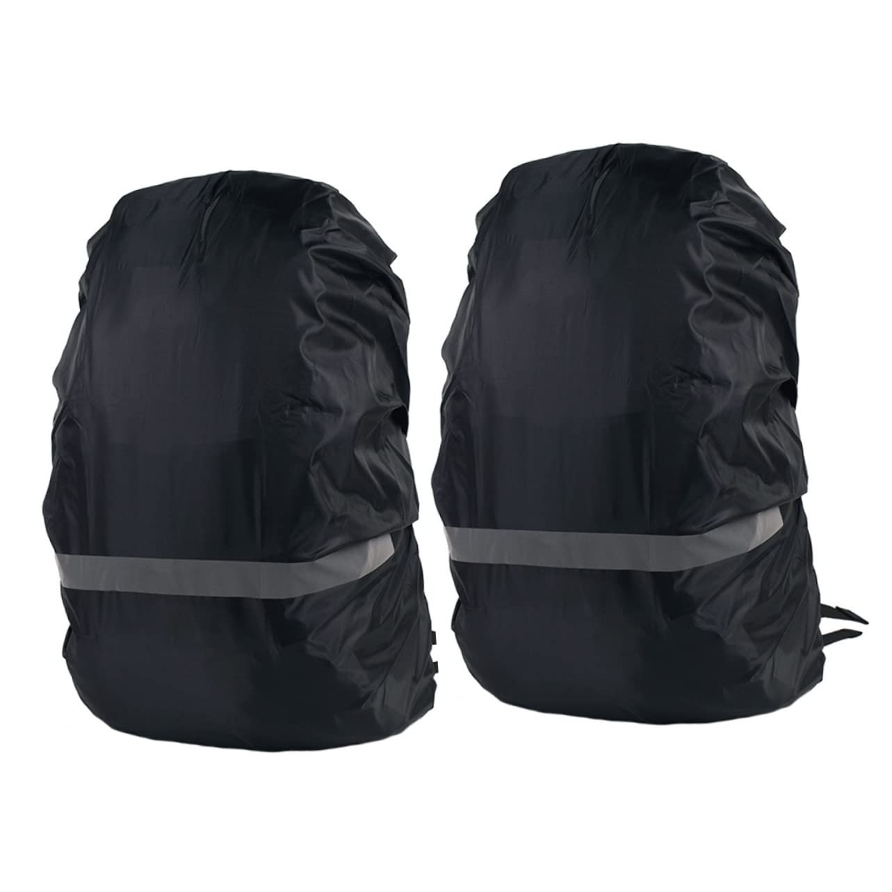 Mipcase Backpack Rain Cover Reflective Stripes 2pcs Night Safety Cover for Camping Bag