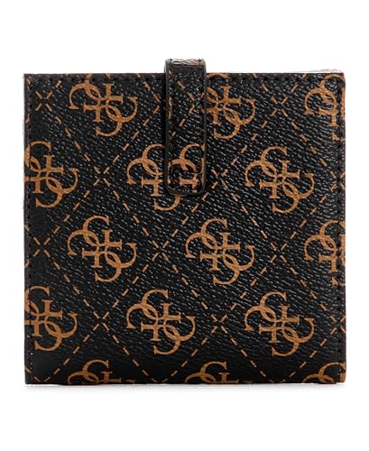 GUESS Laurel Tab Card Case, Brown Logo3