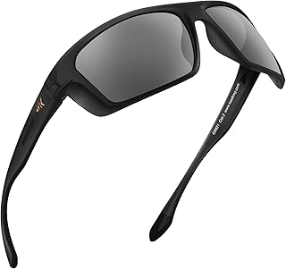 KastKing Huzzah - Lentes de sol deportivos, polarizados y con protección ultravioleta, para hombres y mujeres, ideales para conducir, pescar, hacer ciclismo y correr