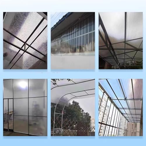 Revêtement de toiture en plastique transparent isolant pour pergolas et balcons - 7