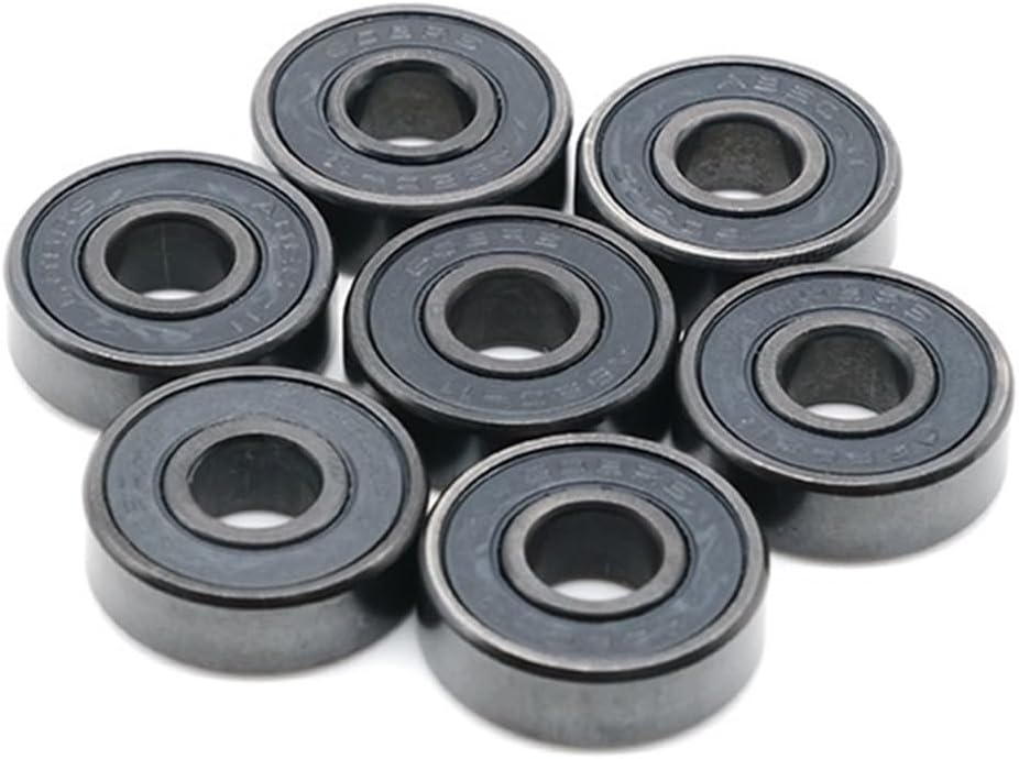 8 Pieces ABEC11 608 2RS Inline Pulley Bearing RS Anti-Rust Skateboard Ball 608RS red Seal 8x22x7 mm