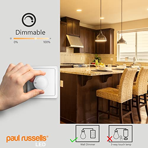paul russells LED Golf Ball, Small Bayonet Fitting Dimmable Light, 5.5W B15 G45 LED Bulbs, 40w Equivalent, 2700K Warm White - Image 4