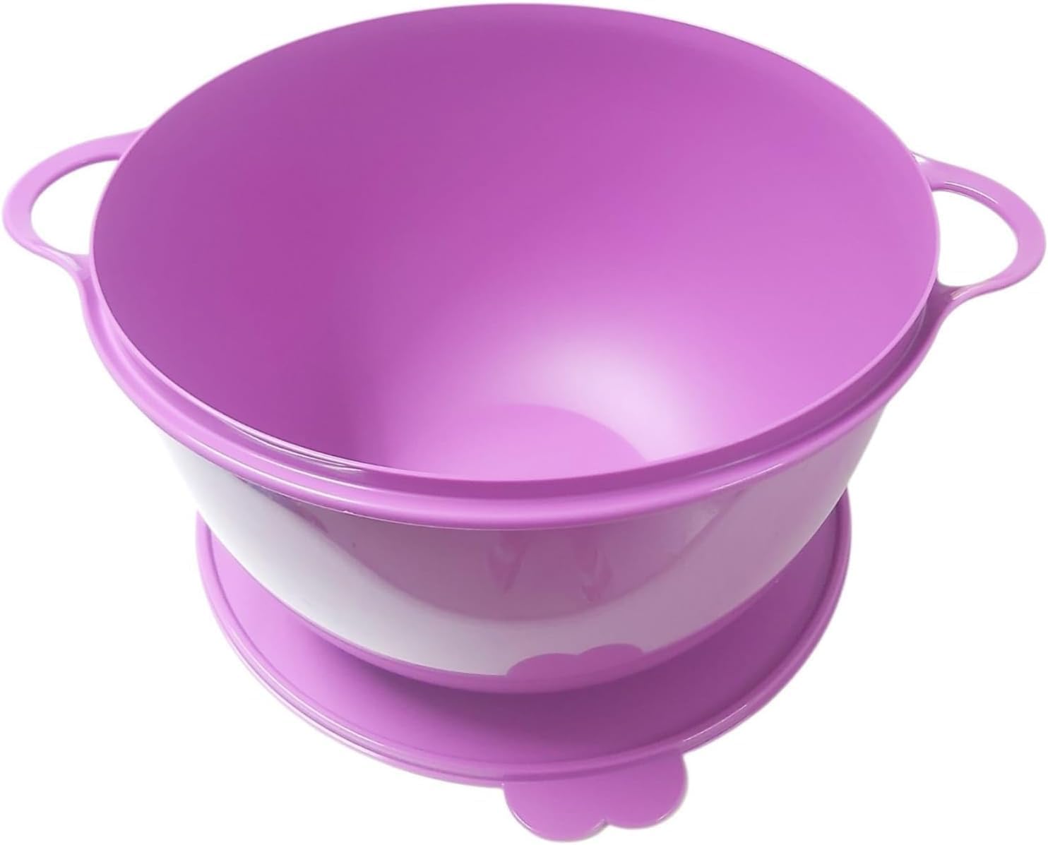 Tupperware Oryginalna miska do mieszania Maximilian XXL, 14 litrów, fioletowa, z pokrywką w kształcie serca – salaterka, ciasto drożdżowe, miska do podawania, nie zawiera BPA