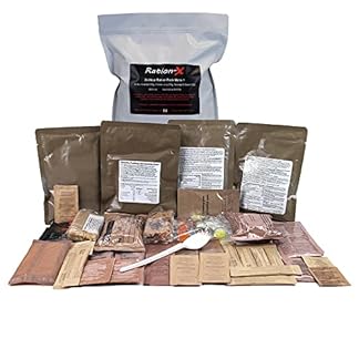 Ration x 24 hour ration pack ambient army type menu 1 4000kcal three main meal pouches