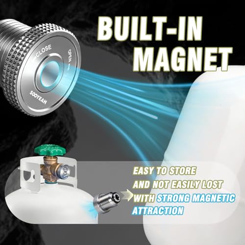 Propane Tank Cap Seal with Magnetic Feature