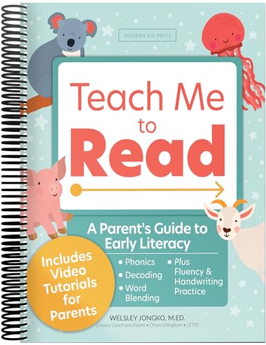Teach Me to Read: A Parent Guided Student Workbook for Kids...