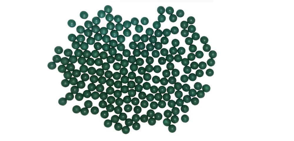 Rubberballs/Gummibälle Cal.43-500 Stück - grün