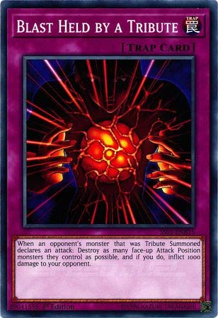 Amazon.com: Yu-Gi-Oh! - Blast Held by a Tribute - SS01-ENB15 - Common - 1st  Edition - Speed Duel Decks