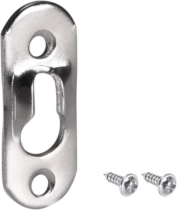 888 Corp Extra Heavy Duty Key Hole Hanger with Screws Pack of 10 (1/2 ...