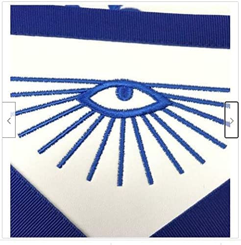 Masonic Blue Lodge Officers Machine Embroidered Apron - Set of 12