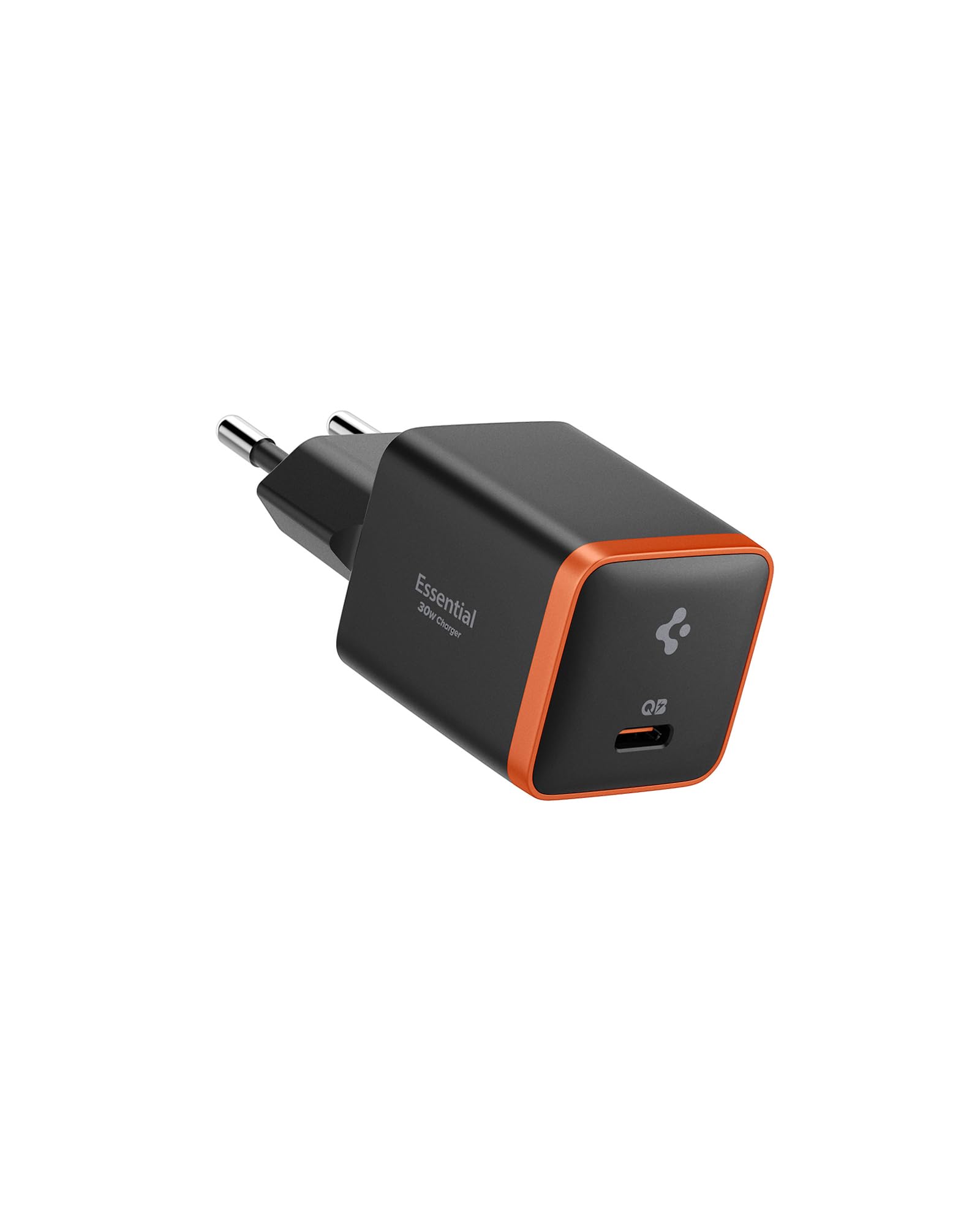 Spigen Essential GaN 30W 1-Port USB-C Ladegerät, Netzteil Adapter, Schwarz