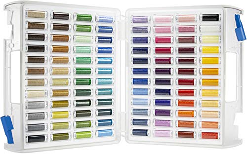 Hilo Mettler Poly Sheen con 96 bobinas multicolor miniatura 3