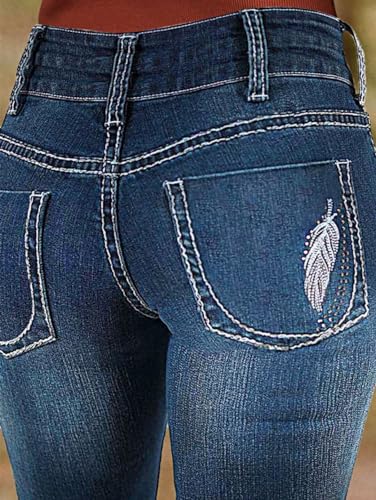 Flamingals Bootcut Wide Leg Low Rise Ripped Button Up Denim Pants4