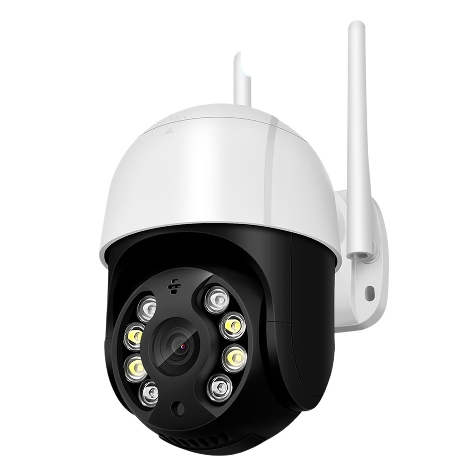 Kamera bezpieczeństwa, Kamera Wi-Fi 8MP 4K Zewnętrzna sztuczna inteligencja Wykrywanie ludzi Automatyczne śledzenie PTZ IP Pełnokolorowy noktowizor Chmura CCTV Nadzór wideo(1080P Add 64G Card)