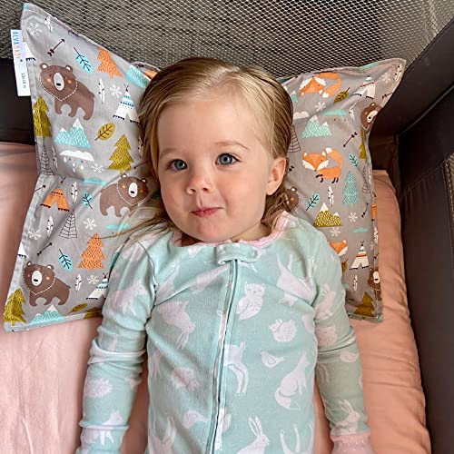 Image of ALVABABY Toddler Pillowcases Cotton Fit 14 inchx 20 inch or 13 inchx 18 inch Kids Pillow