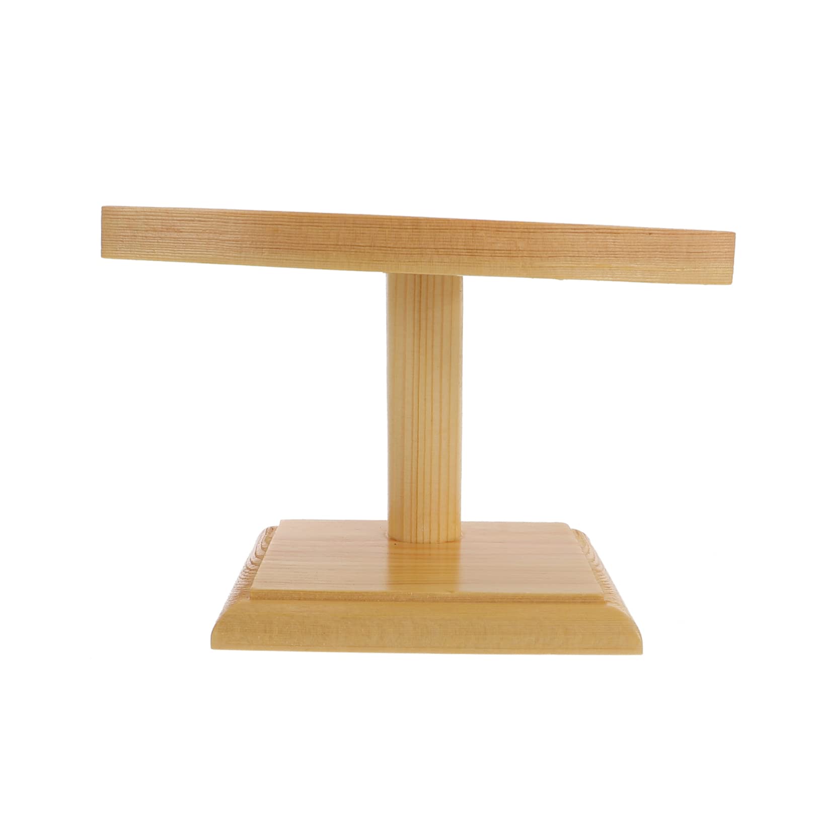 GRIRIW 3pcs Wooden Ice Cream Stand Ice Cream Cone Holder Stand Waffle Cone Holder Ice Cream Cone Stand Food Server Drip Popsicle Holder Dessert Display Stands Storage Rack Popcorn