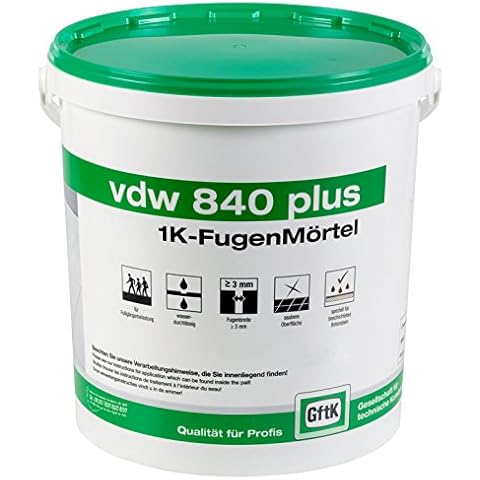 vdw840 plus 1K-Fugenmörtel 12,5 kg (Basalt) Cover
