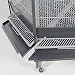 Montana Cages | Großer Vogelkäfig Villa Redondo, Vogelvoliere sechseckig Antik-Platinum für Sittiche und Papageien mit Rollen, Kotwanne und Zubehör
