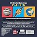 My Sticker Paintings: Planets: 10 Magnificent Paintings (Happy Fox Books) For Kids 6-10 - The Solar System from the Sun to Neptune, with Up to 90 Removable, Reusable Stickers per Design