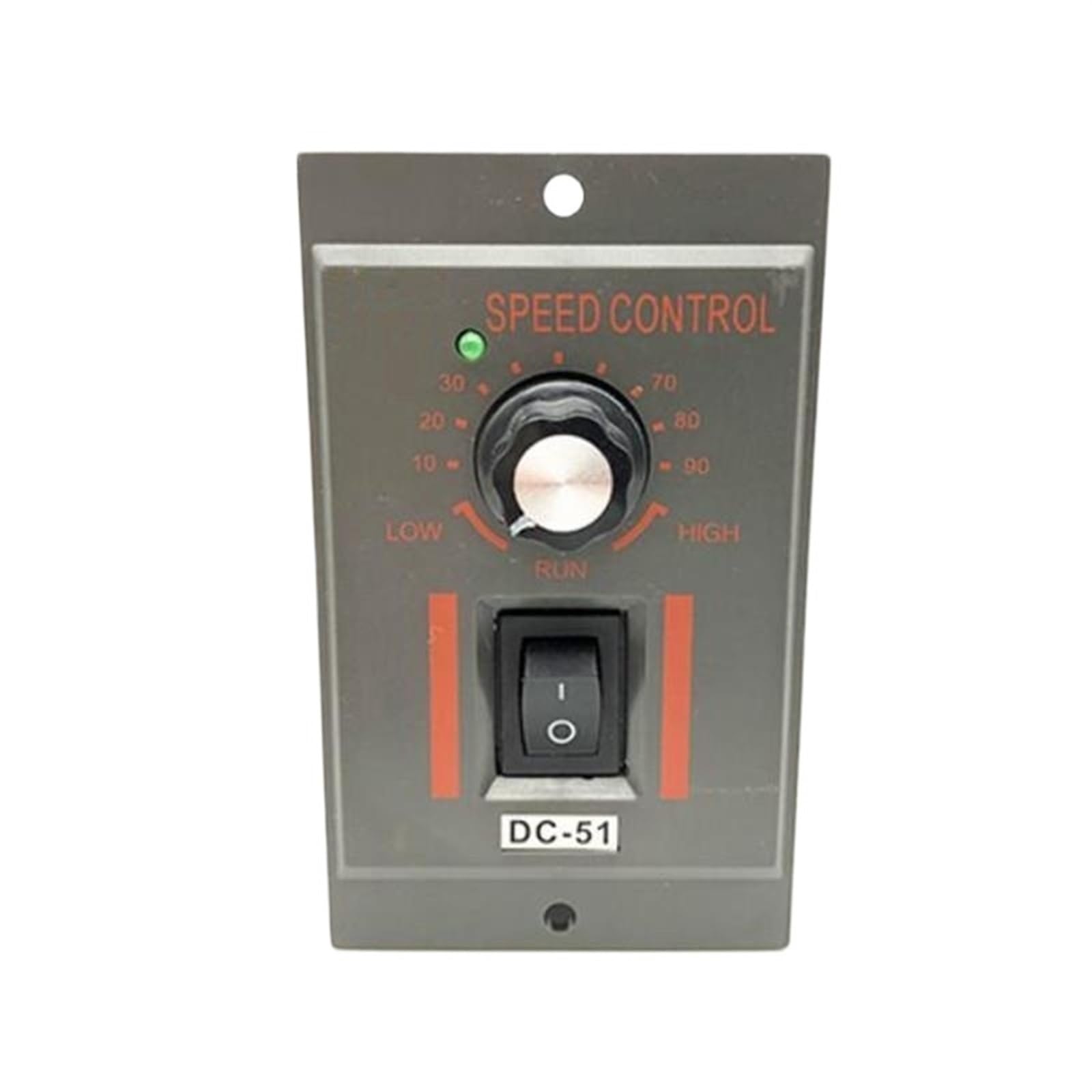 Controlador de Velocidad del Motor, Modelo de Unidad, Interruptor de Encendido/Apagado AC 220V 50HZ, 6 terminales, indicador LED Verde, Voltaje de Salida 12V 24V 36V 48V 90(DC 24V)