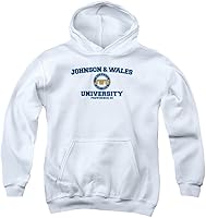 Vista 9 de Johnson & Wales University - Sudadera con capucha con logotipo oficial del círculo para niños y niñas