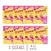 Valentine's Day Starburst Conversation Hearts, Fave Reds Flavors, Classroom Exchange Kit Candy, 0.88 Ounces (Pack of 8)