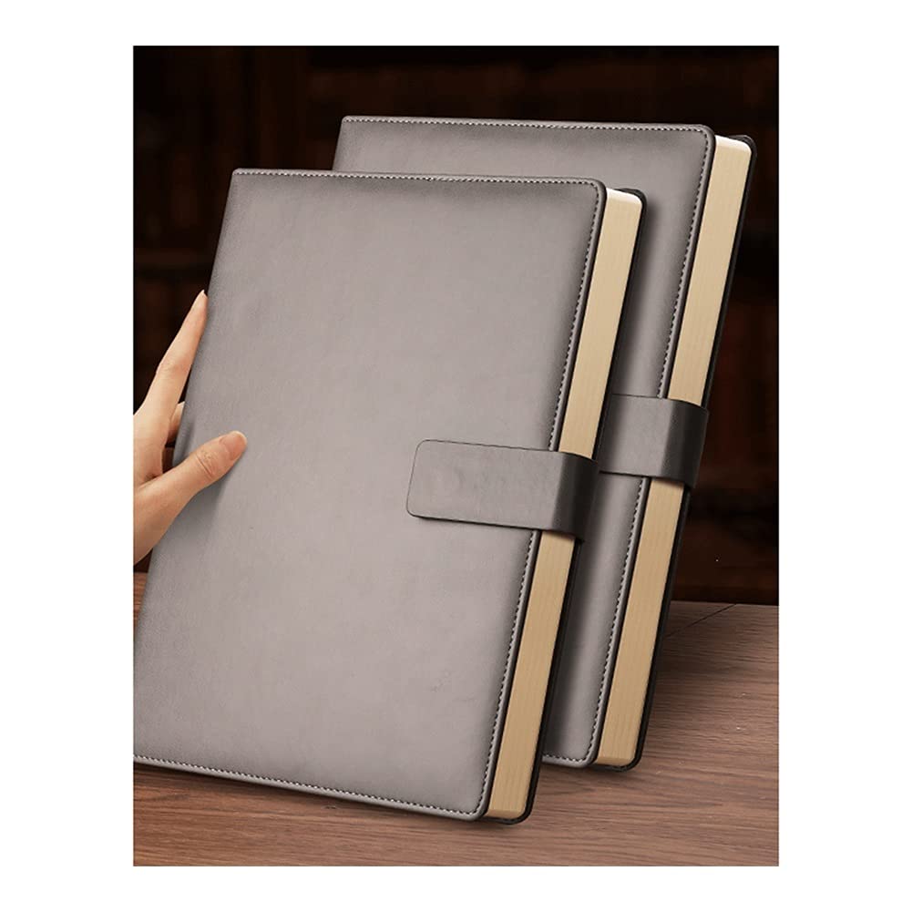 journal taccuino Notebook addensato A4 Blocco note di cuoio del notebook addensato Blocco note per il diario orizzontale 2 pacchetti adatti per ufficio domestico per ufficio Affari dell'ufficio scolas