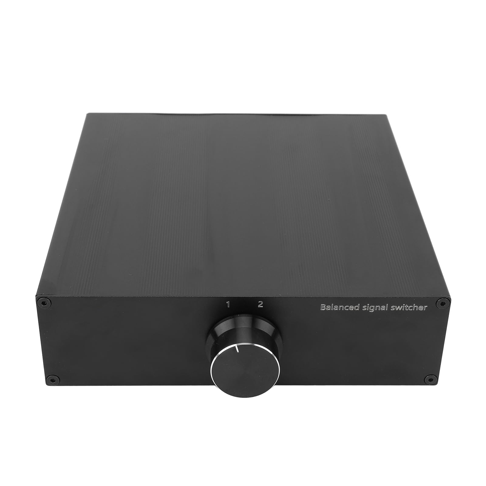Generic Conmutador de Sonido XLR Balance 2 en 1 Salida para Sistemas Estéreo de Alta Fidelidad, Selector Robusto para Profesionales en Instalaciones de