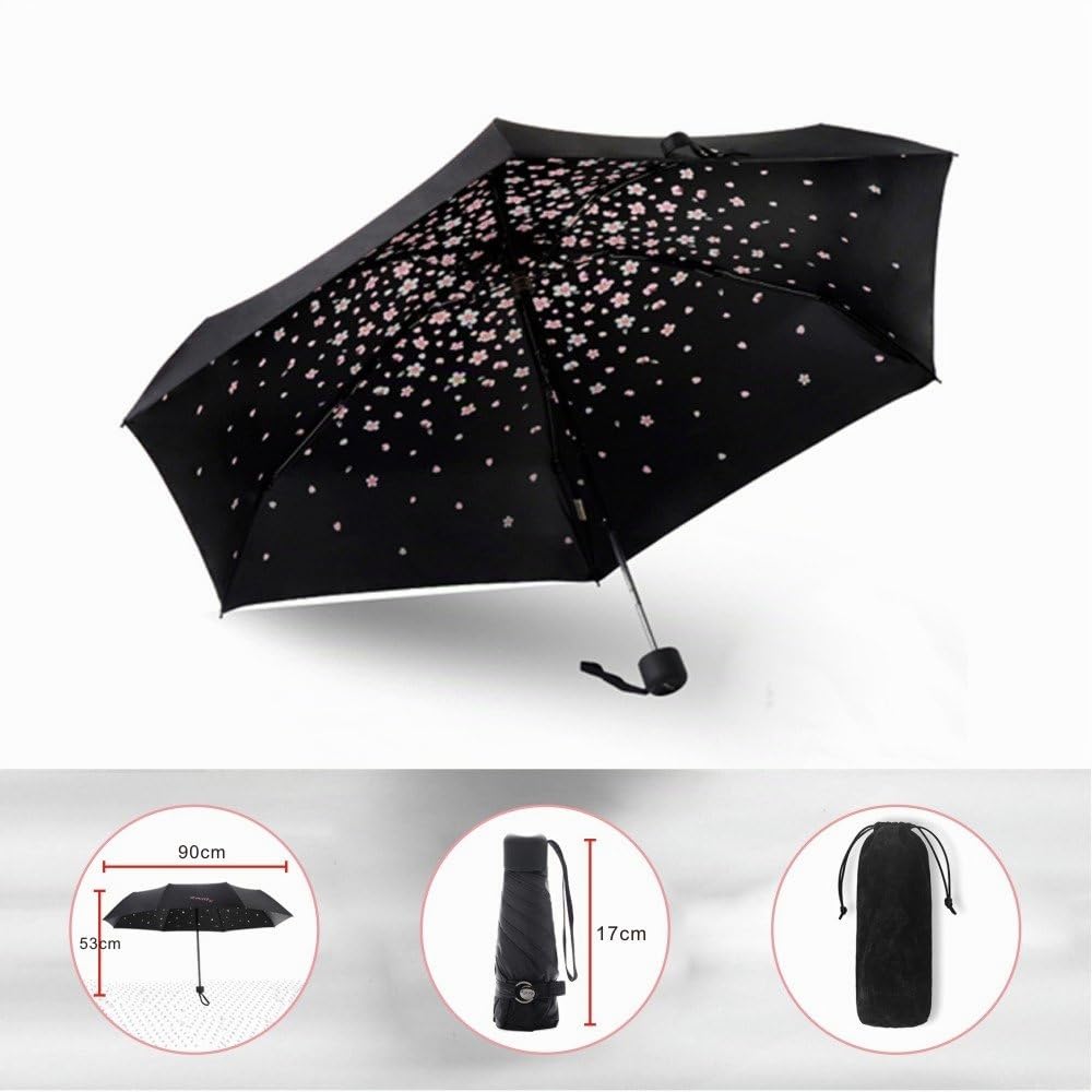Compact et Pliable Parapluie, Protection UV, Portable de Voy