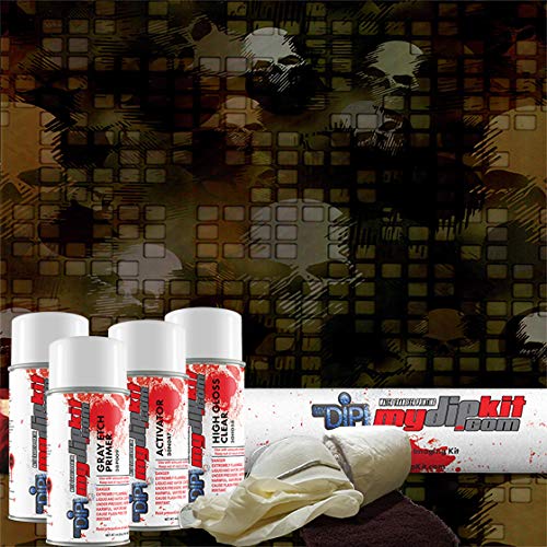 Hydrographics Film Kit - MyDipKit - Water Transfer Printing –Digi Skull DD-969