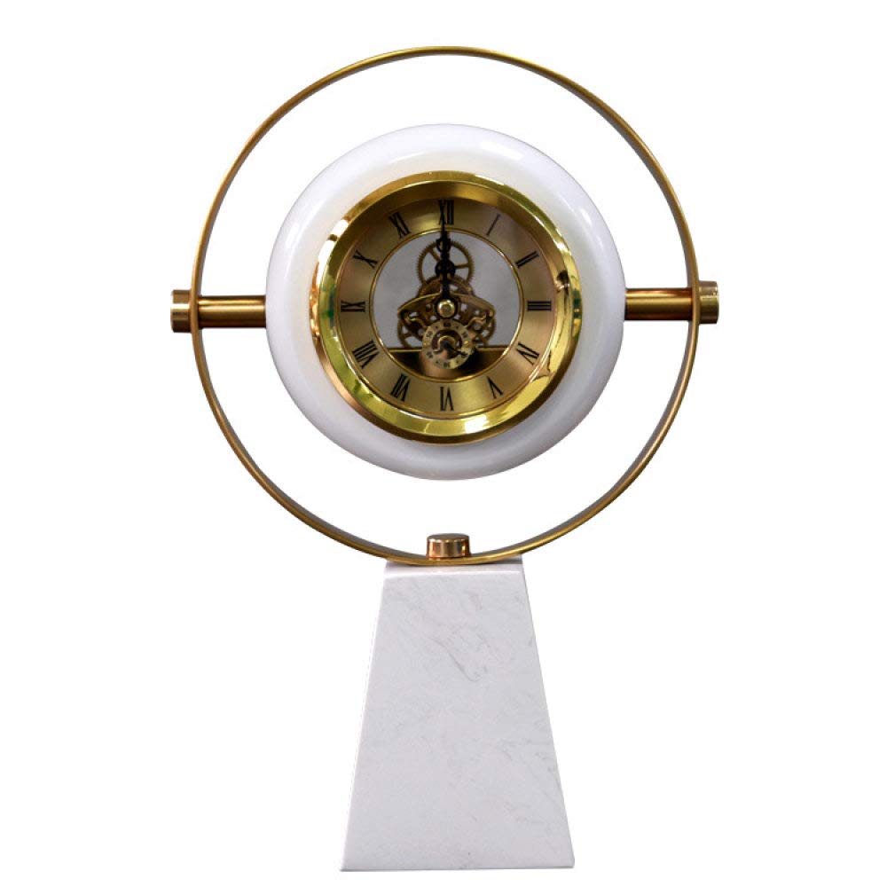 Horloge statue en alliage au design créatif et finitions art