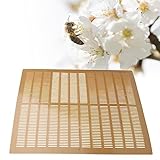 Pwshymi Beehive Propolis Trap Collector, Beekeeping Frame Tool for Honey Harvesting and Propolis Collection Essential Equipment for Beekeepers,50.5x41cm