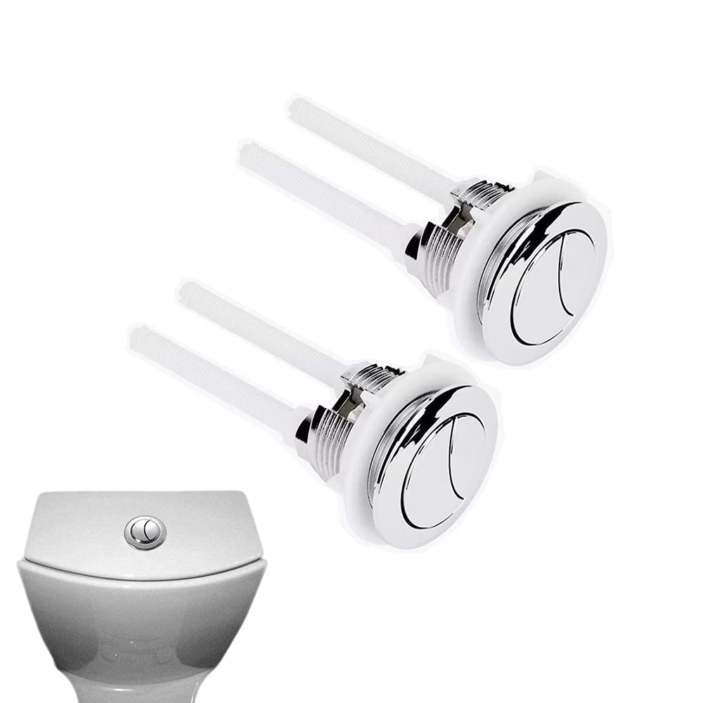 Buy Toilet Water Tank Push Buttons, 2 Pcs Toilet Flushing Button, Dual