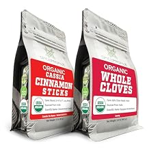Spice Profile Mulling Spices & Aromatics Cassia Cinnamon Sticks 3 oz & Whole Cloves 3.5 oz Duo